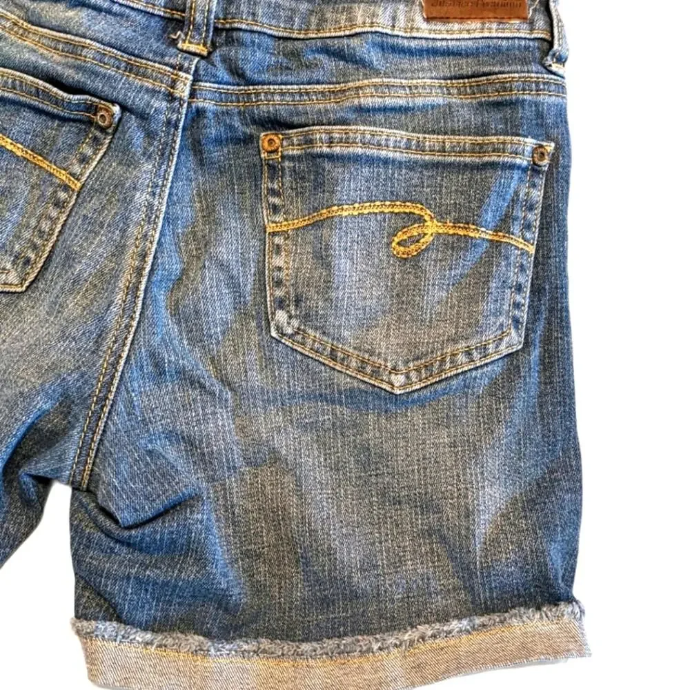 JUSTICE 12.5 Distressed Blue Jean Denim Shorts